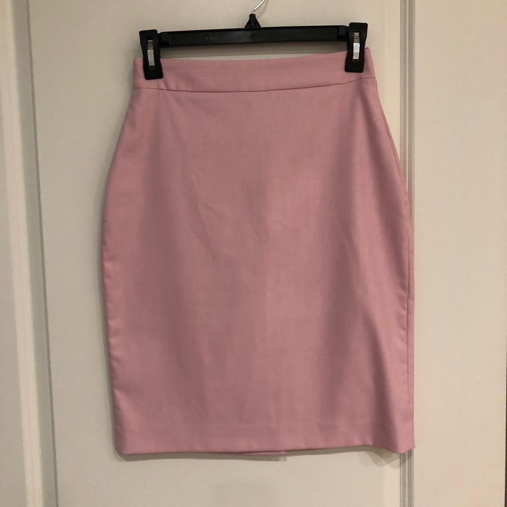Pink Banana Republic pencil skirt size 2